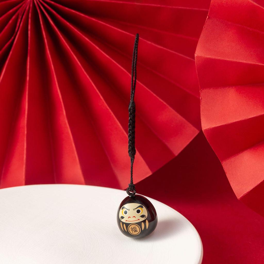 Japoński Kot Maneki-neko i Daruma Wisiorek na Szczęście Prezent