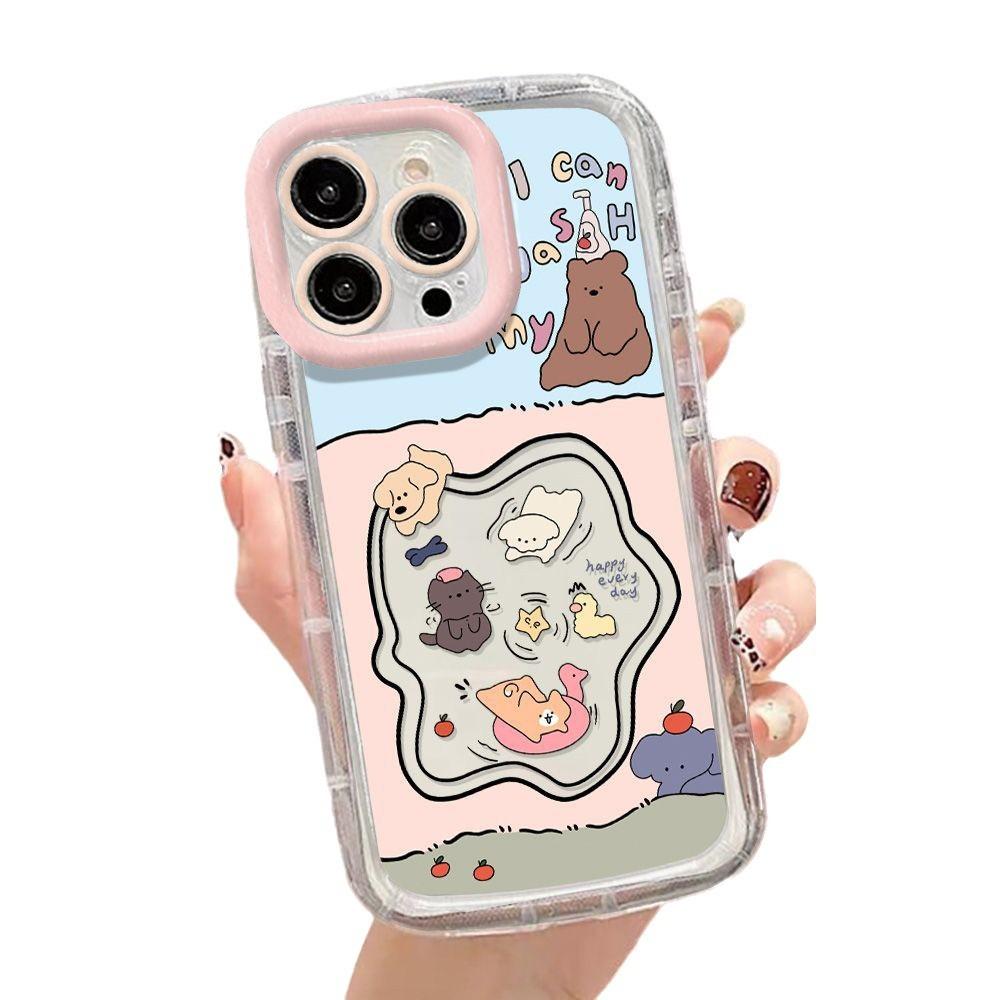 Cartoon Animal for iPhone17ProMax Mobile Phone Case 14 Apple 13 Fine Hole 12/15 Premium 16