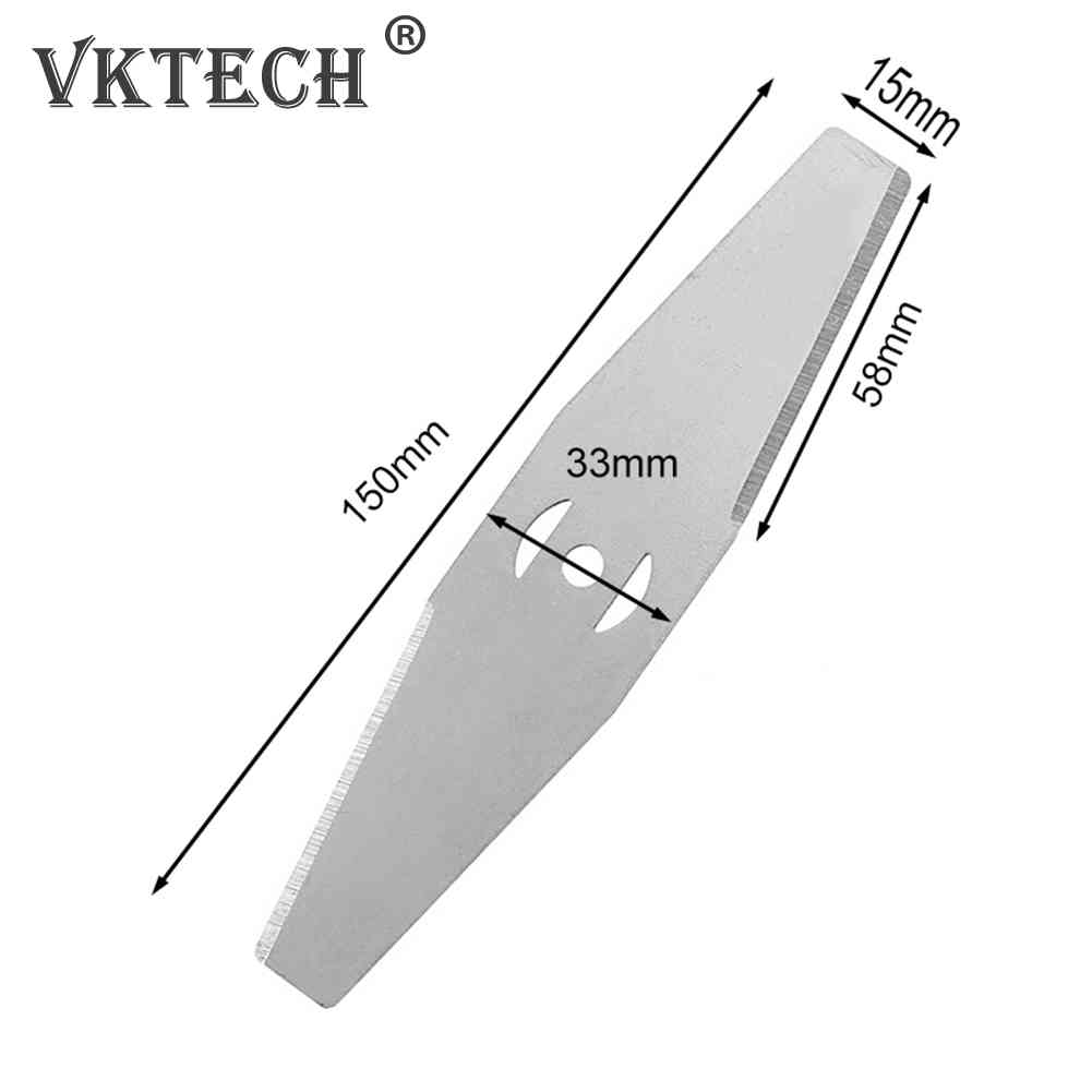 150mm Metal Grass String Trimmer Head Replacement Saw Blades Lawn Mower Fittings Parts Home Garden Power Tools Replacement 5pcs