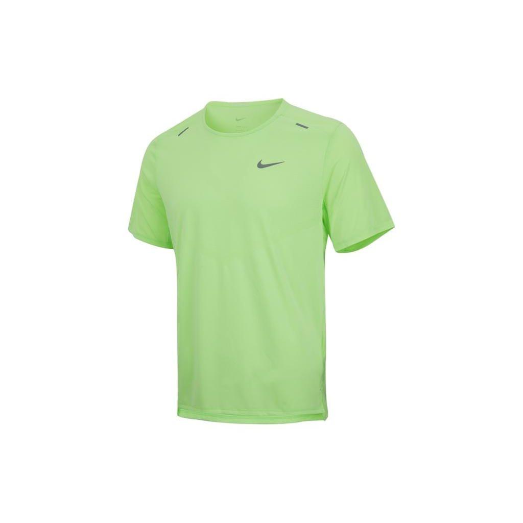 Nike T Shirts Men's Green Crew Neck Moderate Straight Fit CZ9185-358