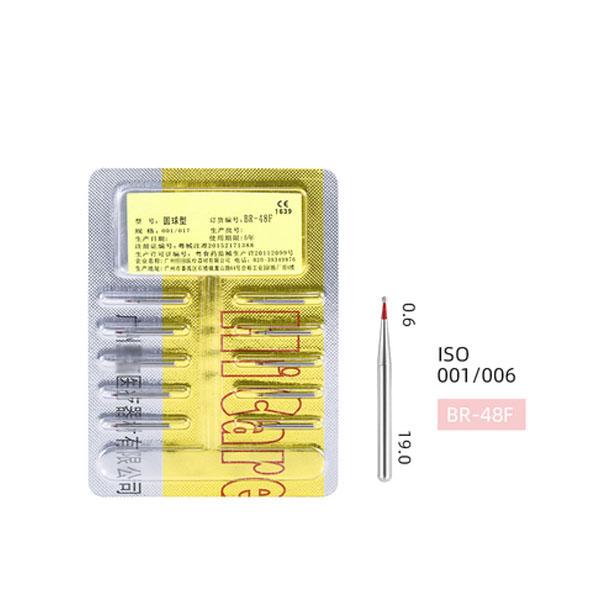 

Высококачественный многослойный комплект круглых боров FG с золотыми бриллиантами для высокоскоростного наконечника BR-48F