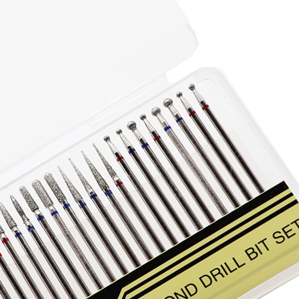 30pcs Manicure Grinding Bits Set Professional Nail Files Drill Bit for Beauty Salon Nail Art