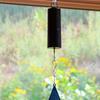 1pc Black Wind Spinner Motor - Battery-Powered,30 RPM, Durable Metal Construction, Hanging Rotating Chime for Outdoor Use, Large Wind Spinners