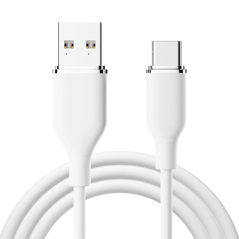 Factory 5A PD Fast Charging Liquid Silicone Type-C PVC Jacket USB Cable 1/2/3M Mobile Phone Flex iPhone for for