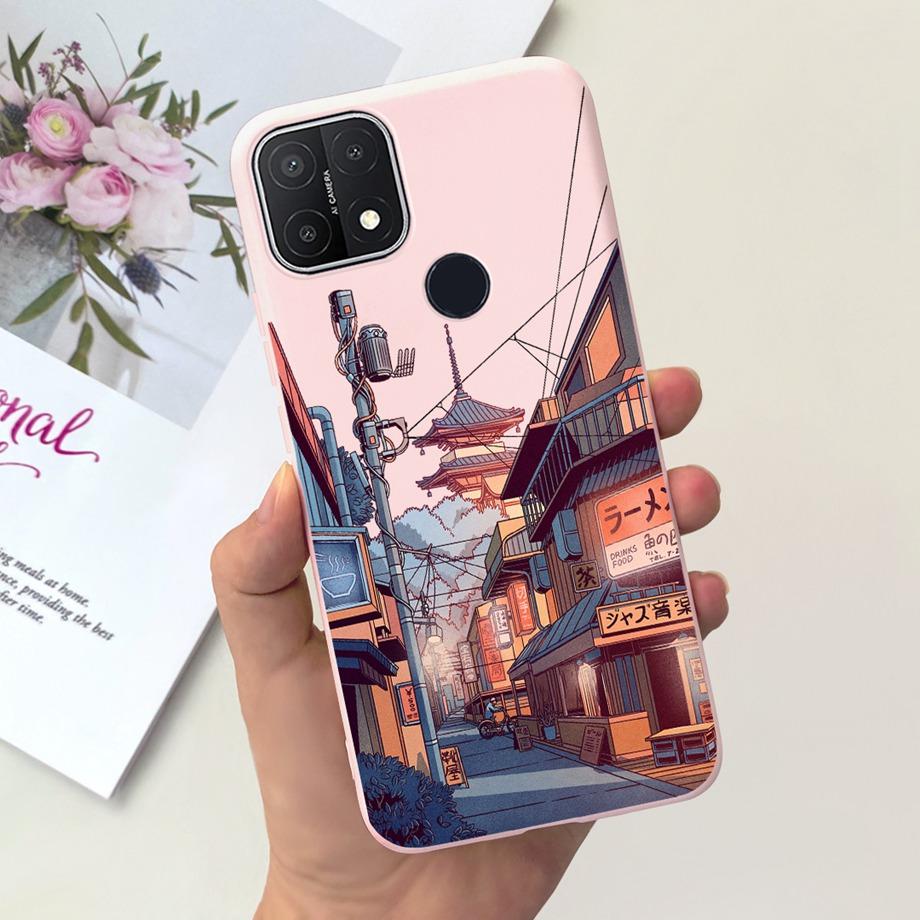 

Для Oppo A15 A15s Чехол Мягкий Силиконовый Чехол для Телефона Для OppoA15s A 15 s OppoA15 Милый Мраморный Луна Животные Задняя Крышка Coque Capa Etui Oppo A15s