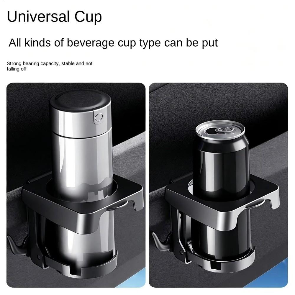Universal Car Beverage Holder Foldable Drink Storage Rack Universal Auto Cup Mount Motorcycle Use