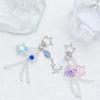 Stylish Jellyfish Starfish Fish Beaded Keychain Charm With Acrylic Bag Pendant Keychain Keyring for Elegant Women