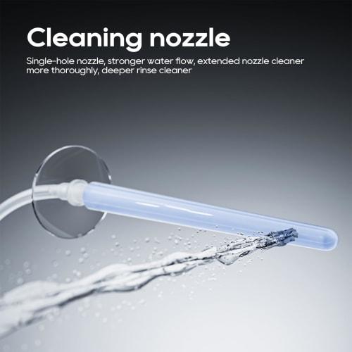 GNEGKLEAN Black Silicone Enema Bulb Kit 7.6oz Clean Anal Douche for Men Women with 19.7in Hose+4 Replaceable Nozzle (Black)