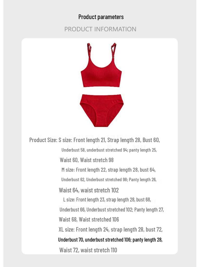 Zeriluna Push-Up Lingerie Set: High-Waisted, Thin Strap, Comfortable & Breathable.