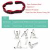 Yoga trekkrem Belte Jente Elastisk Latin Dance Stretching Band Loop Yoga Pilates GYM Fitness Trening Motstandsbånd med nummer