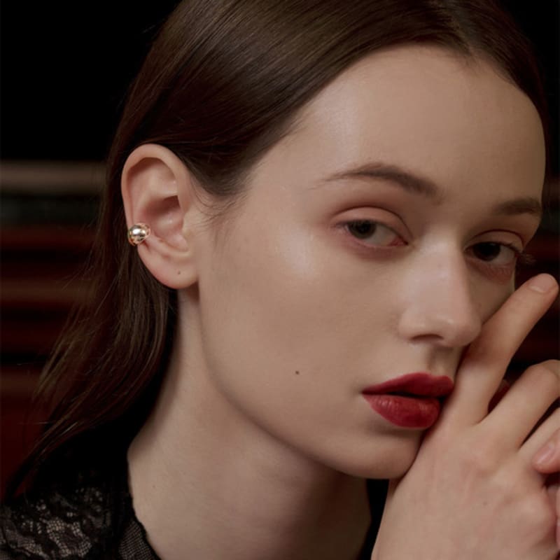 TOU SS007 Bold Plain Ear Cuff