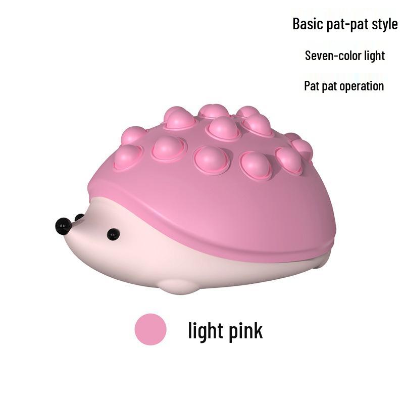 Little Hedgehog Rechargeable Color-Changing Silicone Night Light