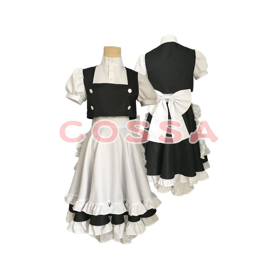 COSSA Marisa Kirisame Cosplay Costume, Cute Halloween and Christmas Costume (Size M, Marisa Kirisame)