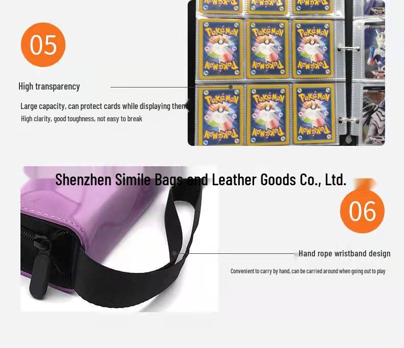 Pokémon & Yu-Gi-Oh Card Collection Storage Book