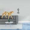 Cheetah Animal Sculpture Vintage Tabletop Centerpiece Creative Figurine Ornament for Office Home