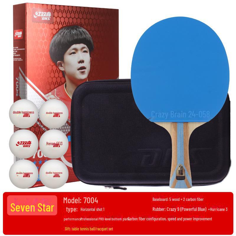 DHS Table Tennis Racket - Beginner to Pro Level, Horizontal & Vertical Orientation