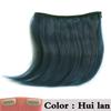 XINRAN Colorful Synthetic Hair Pieces Clip In Bangs Hair Extensions Temperature Fiber Hair Accessories For Women