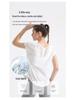 Damen Schnelltrocknendes Atmungsaktives Yoga- und Lauf-T-Shirt - Locker Figurschmeichelndes Kurzarm-Oberteil