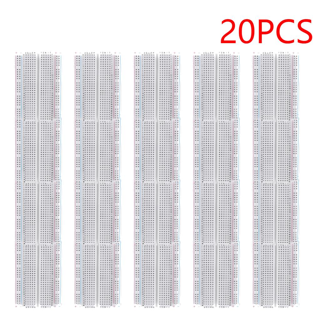 1-30pcs 400 Tie Points Solderless PCB Breadboard Spliceable Mini Universal Test Protoboard PCB Bread Board for Experiment Test R
