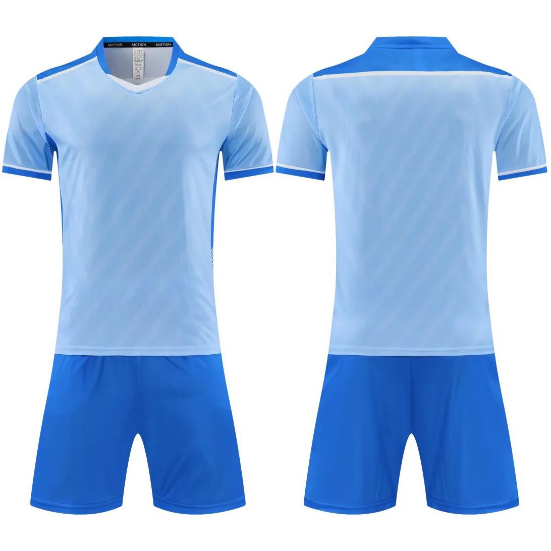 

Men s Quick-Dry Team Building T-Shirts & Kids Uniforms: Short Sleeve Soccer Training & Club Jerseys for Students S небо синє кольору