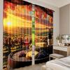 Set Of 2 Winery Curtain White Wine Cask Vineyard Sunset Living Room Bedroom Dining For Great Made Polyester