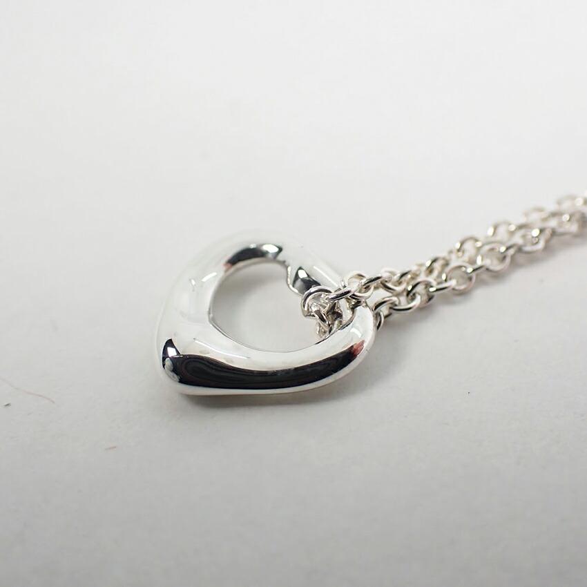 [Used] TIFFANY/Tiffany 925 Open Heart Pendant/Necklace/g464-54