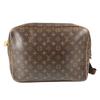 Louis Vuitton M45252 Monogram Reporter GM Crossbody Pochette Shoulder Bag Brown
