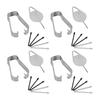 4 Sets Stylus Pen Nibs Ideal Replacement 20 Tips 4 Thimbles 4 Tweezers Touch Stylus Pen Tips for Galaxy Tab S6 T860 T865