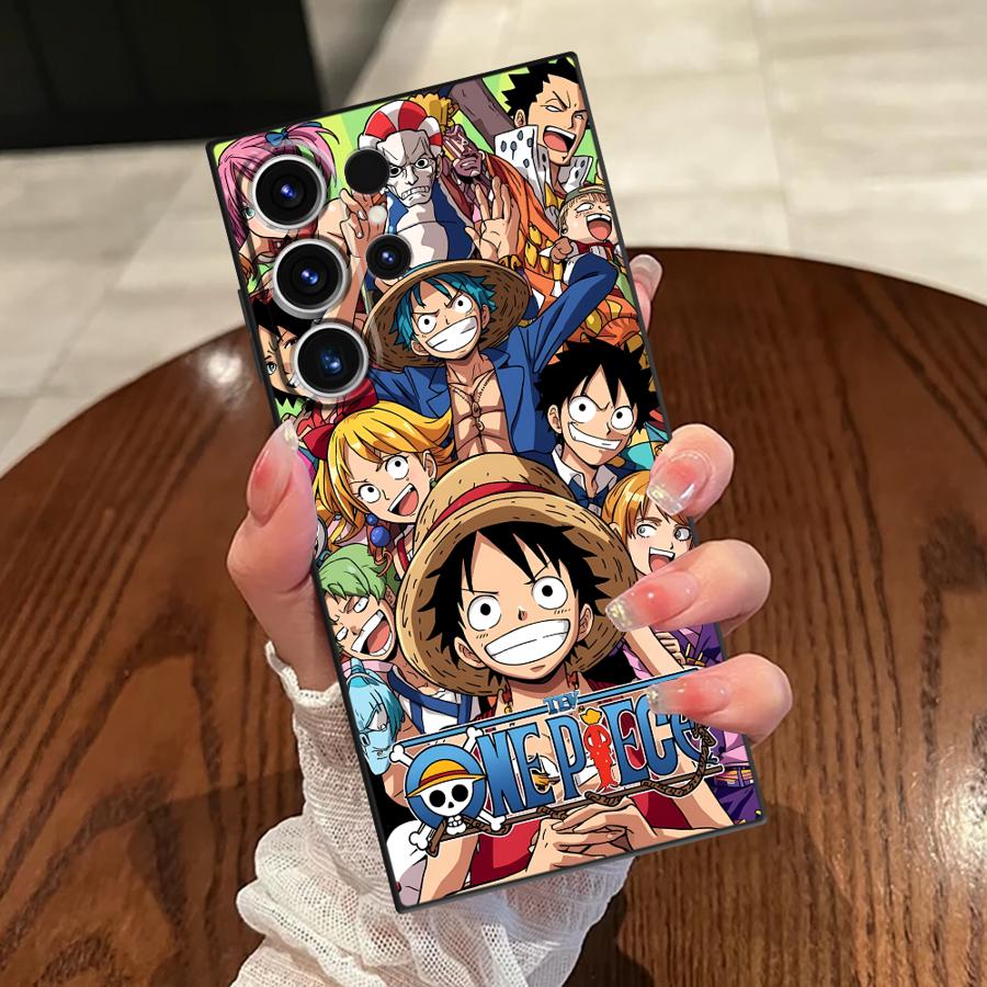 OneS P-ieceS Anime Funda Phone Cover Case for Samsung Galaxy S25 S24 Plus S20 S23 FE Note 20 9 10 S25Edge S21 S22 S9