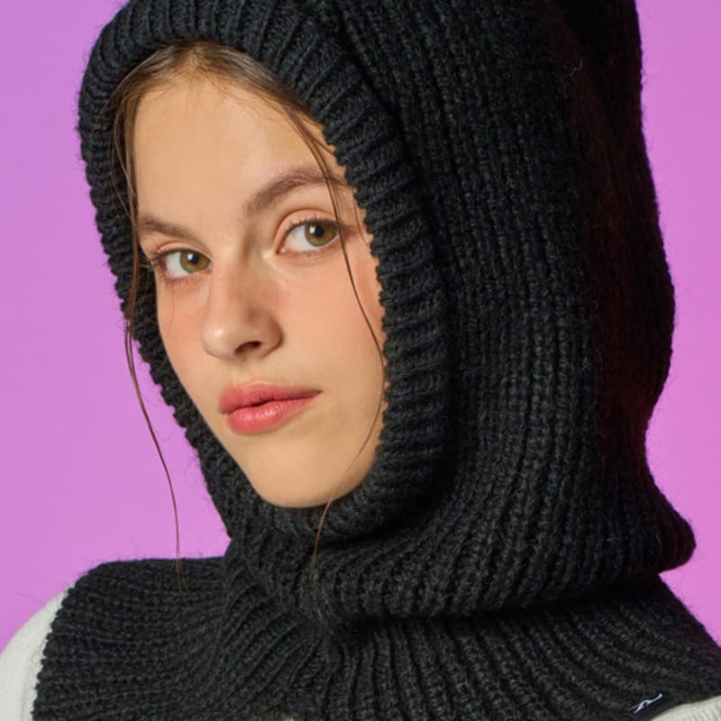 

KOLEAT [Реальная вязка] Зимняя балаклава для согрева лица [Черный] Black_FREE