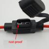 12V 30A with Fuses Blade Wire Cutoff Switch Socket Automotive Fuse Socket Car Mini Blade Fuse Holder Splash-proof Box