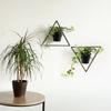 Kawabata Trading Wall Decor, Wall-Mounted Planter, Size 3 Pot, Iron, Modern, Stylish, Black, Entryway, Living Room, Interior Decor, Flower Pot