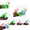 Cute Mini Plush Turtle Toy Stuffed Animal Wedding Favor Green Pink Blue 10cm