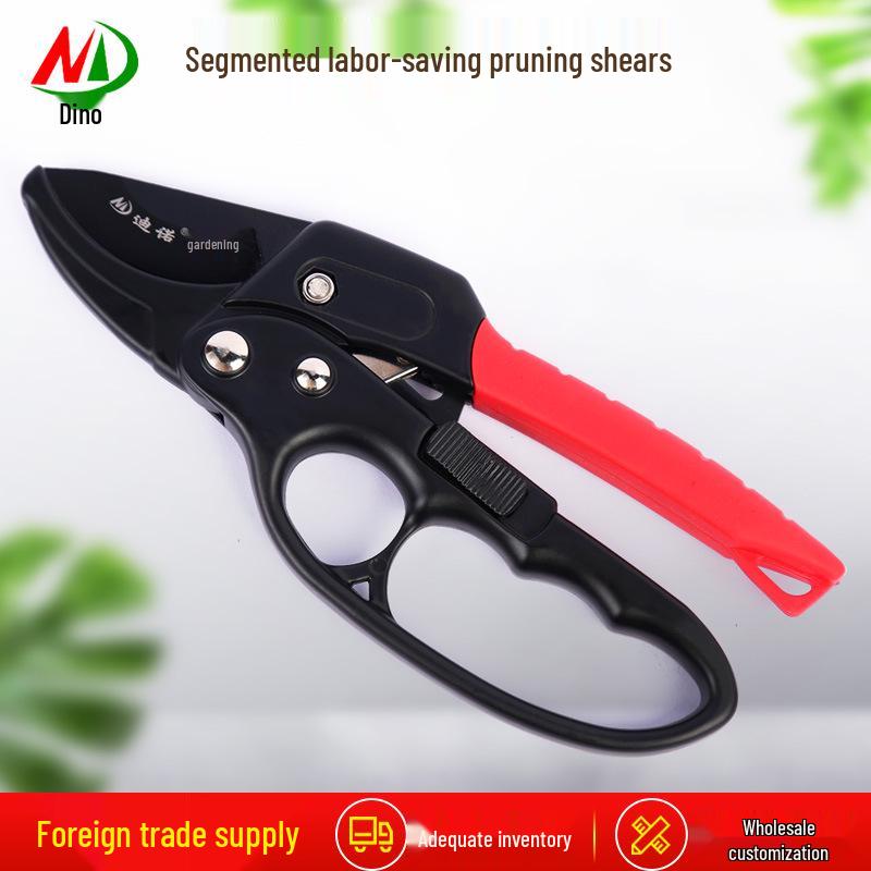 

Красно-черный храповый секатор для сада и бонсай