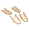 4PCS Door Pull Strap End Cap Light Gold ABS Plastic Luxury Scratch Resistant for Town Car 2003 to 2011