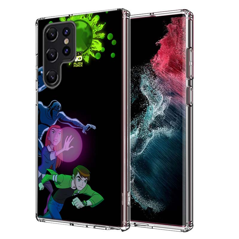 Ben Cartoon 10 Capa Phone Case For Samsung S26 Ultra S25 Edge Galaxy S23 S21 S20 S24 FE S22 S10 Plus Cover Clear TPU Shell Coque