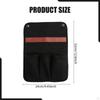 Pouch Beach Organizer Folding Chair Armrest Storage Bag Canvas Multi Pocket Snap Straps