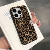 Realistic Leopard Print Design Soft Phone Case For iPhone 17 16 15 14 Plus 13 12 11 Pro Max 7 8 SE2 16E 17 Air Shockproof Cover