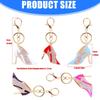High Heel Shoe Key Holder Sparkling Keychain Portable Adorable Key Accessory Suitable for Backpacks Friendship Gifts