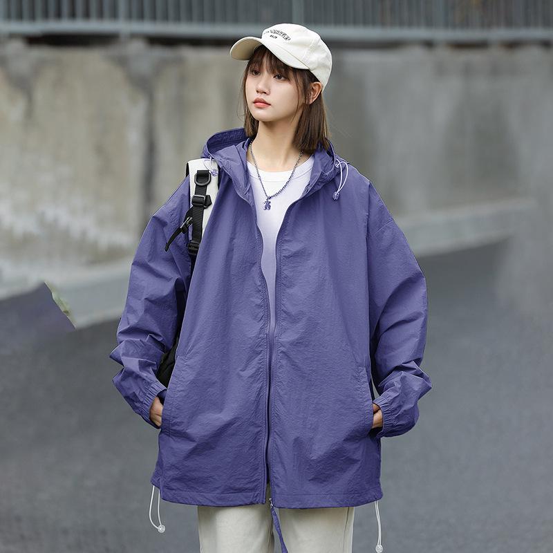 Men's Ice Silk Quick-Dry Sun Protection Jacket - Lightweight Outdoor Sports and Couple's Outfit Option.