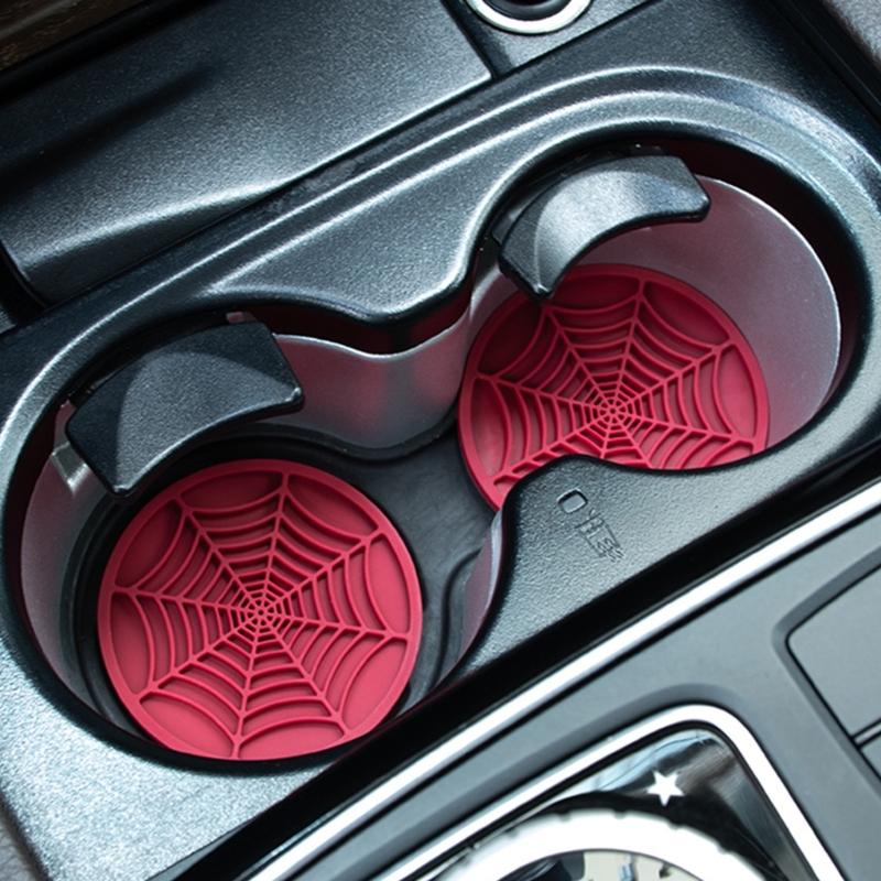 Anti Slide Car Cup Holder Insert Heat Resistant Cup Pad For Various Car Models SUV Universal Vehicle Interior Accessory