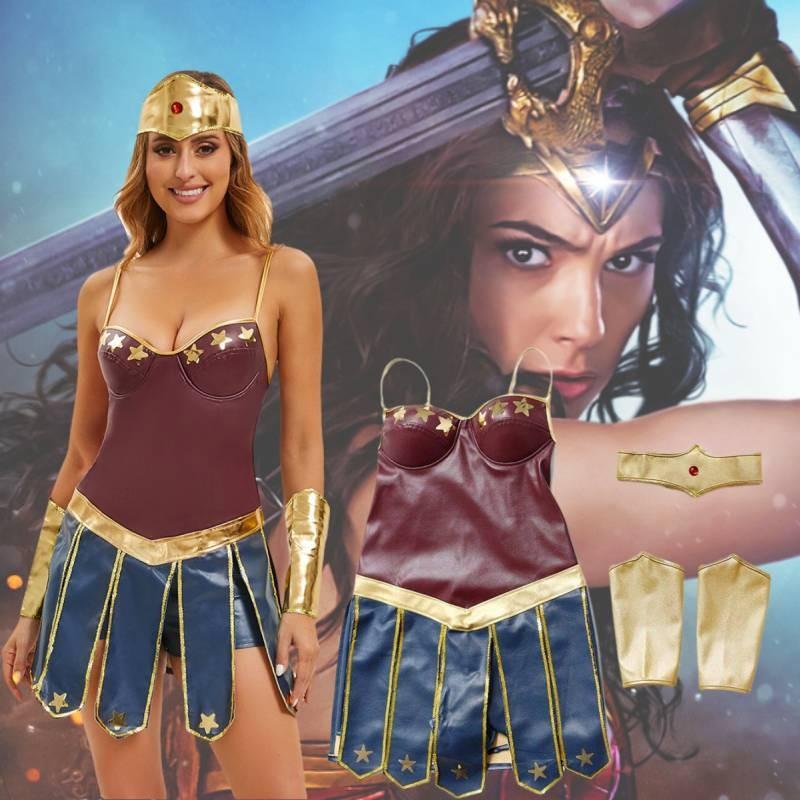 Stunning 2024 Wonder Woman Costume Greek Goddess Roleplay Outfit For Women