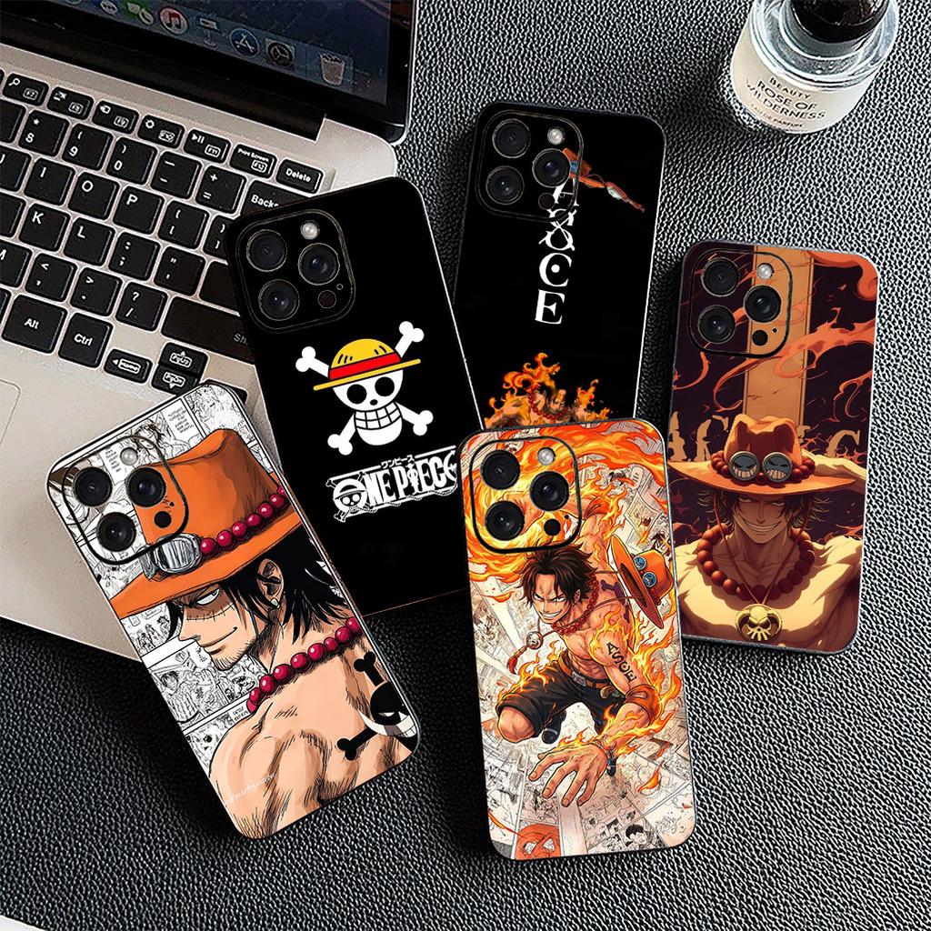 Cover for Motorola Moto Edge 70 60 Fusion NEO Pro G56 G96 G04 G05 20 G Stylus Casing Phone Case Portgas D Ace One Luffy Pieces