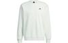 Adidas Solid Color Logo Print Pullover Long Sleeve Sweatshirt