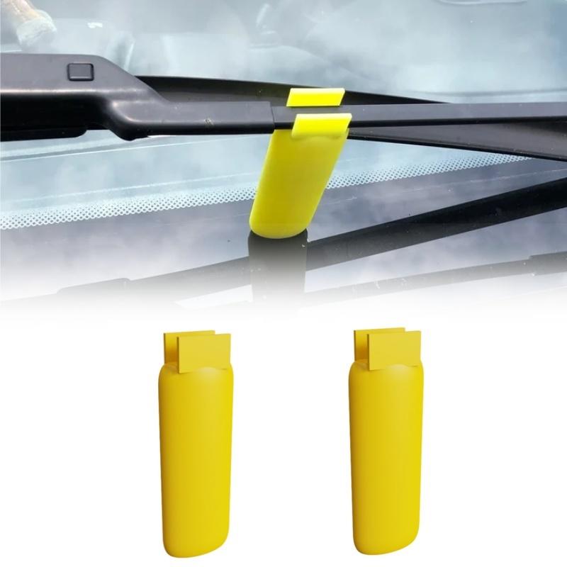 2pcs Windshield Wiper Spacer Pads Winter Anti-Freezing Support Clip Frame For Fiat Ducato Automobiles Accessories