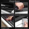 Car Sticker 2025 Hot 1/4/5Pcs Car Stickers Threshold Strip Carbon Fibre For Peugeot 206 307 308 3008 207 208 407 508 2008 5008 1