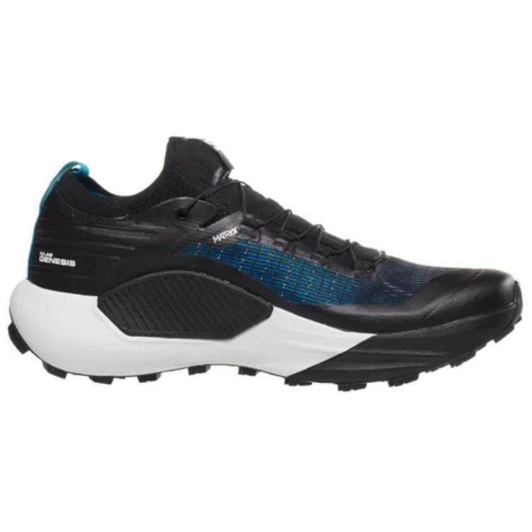Salomon S/Lab Genesis Comfortable Durable Non-Slip Low-Top Running Shoes Unisex sneaker Black White Blue 474408