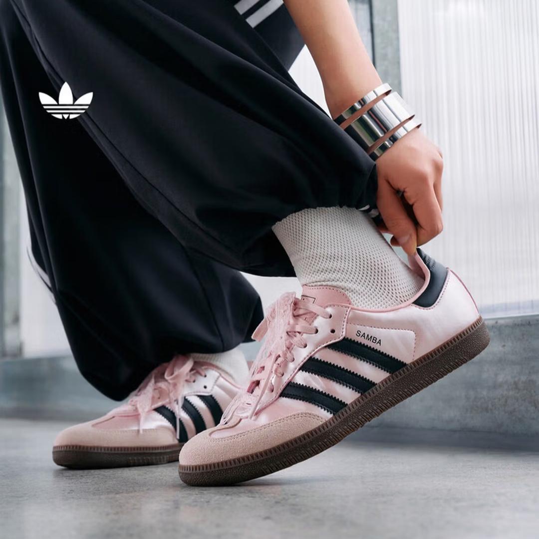 

Adidas T-Head Shoes SAMBA OG - Classic Versatile Slip-on Shoes Training Shoes Adidas Tricolor KJ4305 35.5 розовый