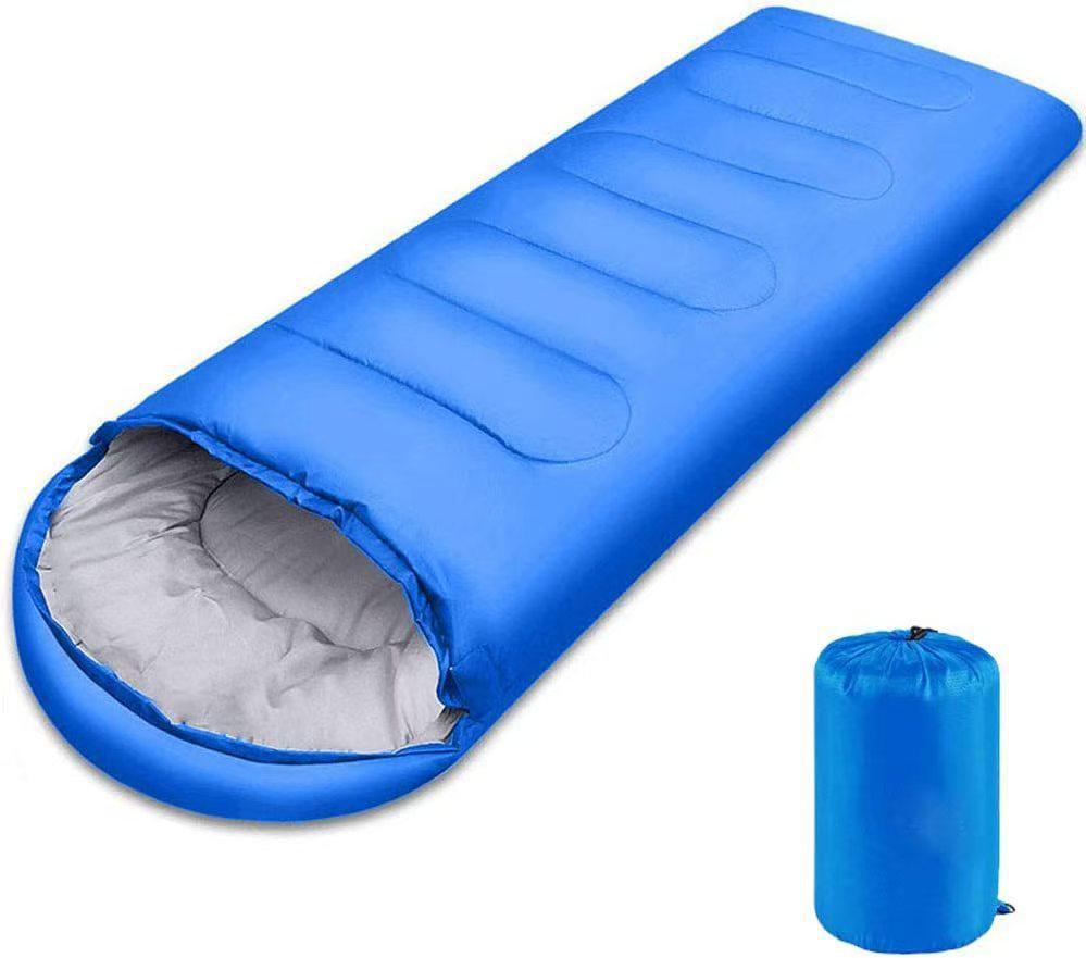 3KG Warm Polyester Sleeping Bag for Adults - Thickened, Cotton-Lined for Outdoor Camping