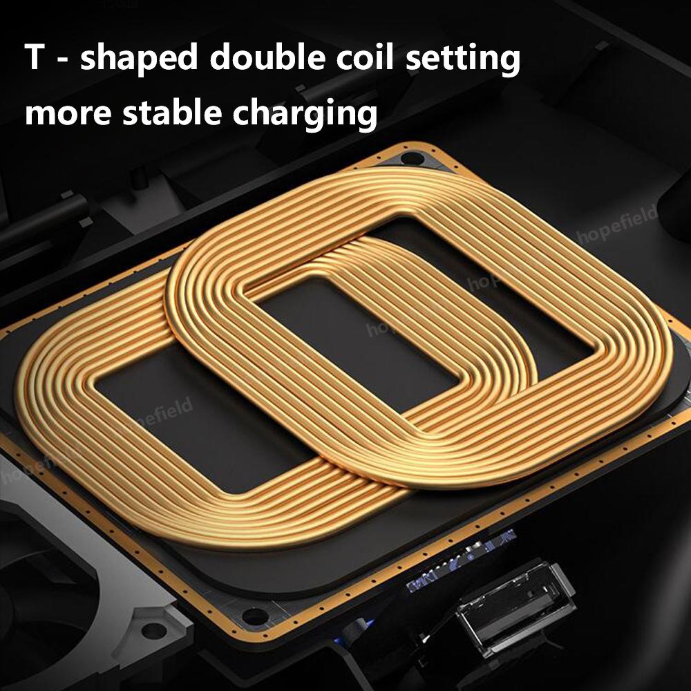 Car Wireless Charger For Volkswagen Tiguan MK2 2017-2022 Mobile Charging Fast Charge Phone Holder Interior Accessories Trim